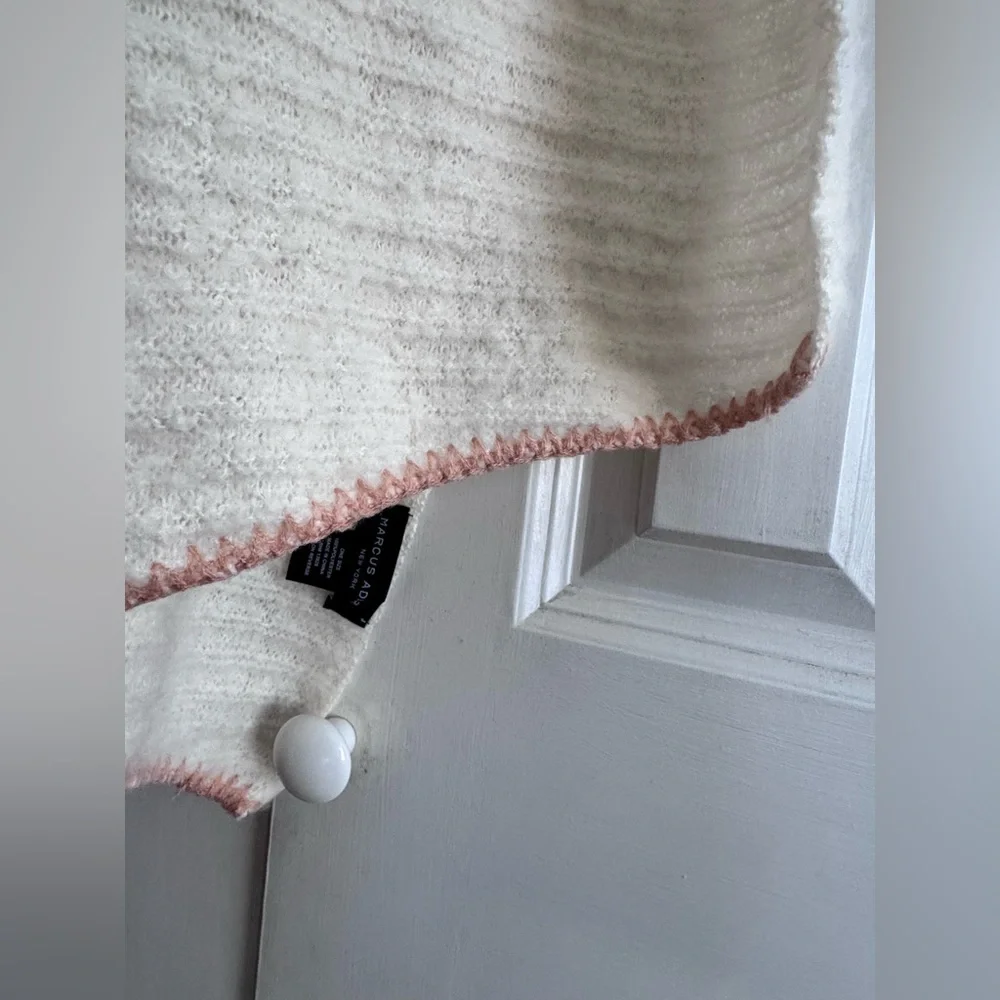 Marcus Adler Whipstich Scarf Off White